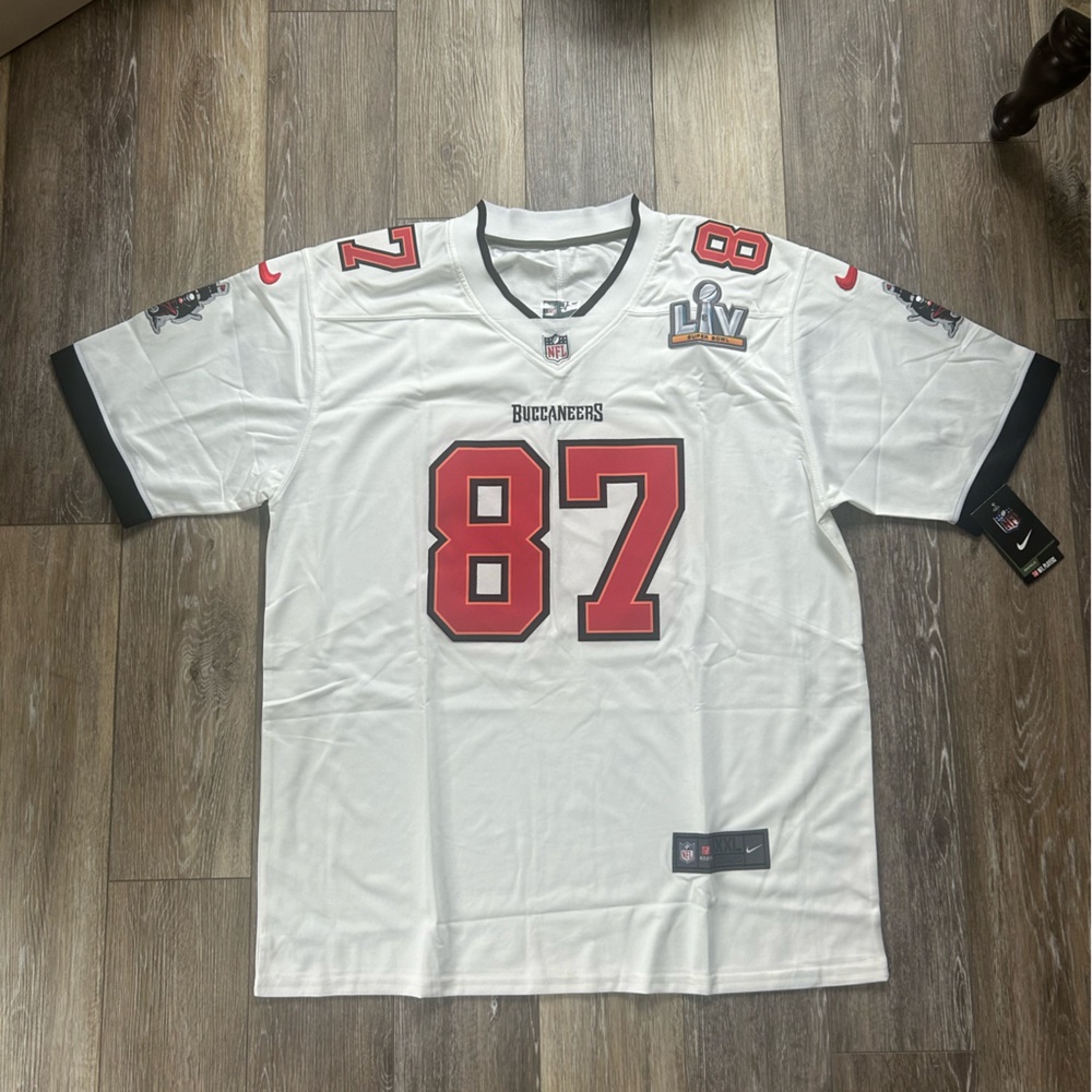 Rob Gronkowski Nike Tampa Bay Buccaneers jersey.